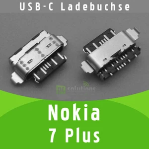 ✅ Nokia 7 Plus TA-1055 TA-1046 USB-C DC hembra hembra de carga hembra de alimentación socket - Imagen 1 de 1