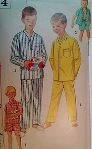 Simplicity 1434 sewing pattern Boys Child Pajamas Button Front Size 12 - Bild 1 von 3