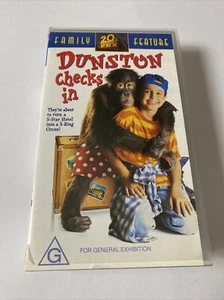 Dunston Checks In VHS (1996) PAL Video Tape RARE Jason Alexander - Picture 1 of 2