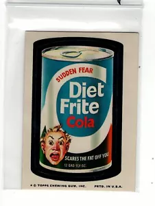 1974 TOPPS WACKY PACKAGES -DIET FRITE COLA- SERIES 10 - Bild 1 von 1