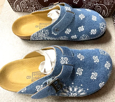 ✅🔥Tamanco Bravest Studios Denim Paisley Mule - *NA MÃO* - Masculino Tamanho 8 - Imagem 1 de 4