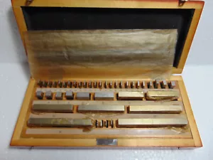 Juego de bloques de calibre 38 piezas calibre precisión métrico URSS 2 clase grado NOS 1.005-100 mm - Imagen 1 de 9