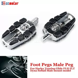 Chrome Rider Floorboard Footboard Kit for Harley Dyna Softail Touring Road Glide - Picture 1 of 8