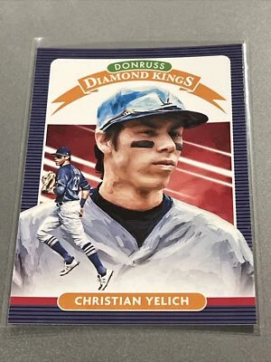 2020 Donruss Christian Yelich Diamond Kings Insert NM - Image 1 of 2