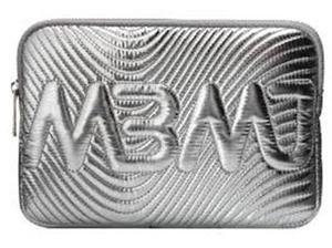 MARC BY MARC JACOBS Quilted MINI TABLET Zip Case SILVER - Picture 1 of 2