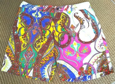 Pantalones Cortos de Natación/Baño MR TURK 'Safari' Para Hombre Estampado Paisley 32" ¡USADOS EN EXCELENTE ESTADO! Foto 1 de 4