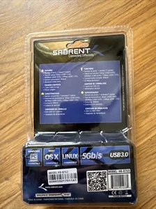 Sabrent 7-Port Portable USB 3.0 Hub with 4A Power Adapter (HB-B7U3) - Picture 1 of 2