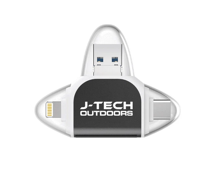 Lector de tarjetas SD/Micro SD compatible con iPhone + Android + PC J-TECH OUTDOOR Foto 1 de 1