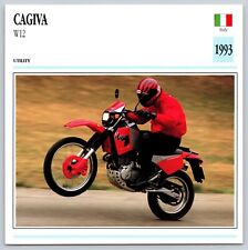 Cagiva W12 Utility 1993 Italy Edito Service Atlas Motorcycle Card