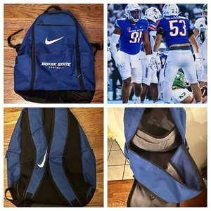 Boise State Football Team Issued Travel Nike Backpack Bag # Broncos - Picture 1 of 1