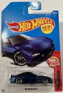 2017 🔥Hot Wheels 🛞 95 Mazda Rx 7  3/10 Then and Now #336/365 - Picture 1 of 5