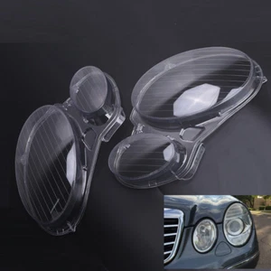 LR Car Headlight Clear Lens Cover Fit For BENZ E Class W211 E350 2002-2008 - Picture 1 of 6