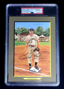 RALPH KINER PSA/DNA 10 SIGNED PEREZ-STEELE GREAT MOMENTS CARD #75 AUTOGRAPH