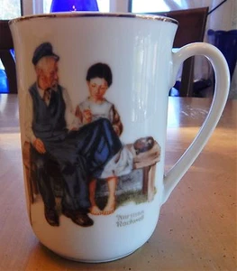 Norman Rockwell Museum Lighthouse Keeper's Daughter Ceramic Mug 1982 - Picture 1 of 3