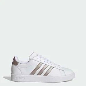 adidas Damen Grand Court Cloud White/Platinum Metallic GW9215 - Bild 1 von 9