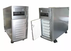 Server Dual Xeon 4x2.6GHz HT Cores 2GB ECC RAM up to 12GB RAM SATA RAID Control - Picture 1 of 1