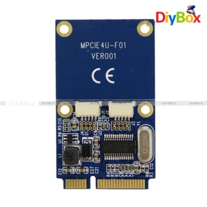 Mini adaptateur PCIe PCI-E vers USB mPCIe vers 5 broches 2 ports double carte convertisseur USB2.0 - Photo 1/7