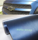 50FT x 5FT Car Metallic Matte Brushed ALUMINUM Vinyl Wrap Sticker Dark Blue CF