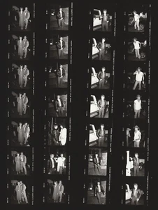 Contact Photo Sheet & Negatives Tom Cruise David Keith Andy Gibb Swayze Griffith - Picture 1 of 2