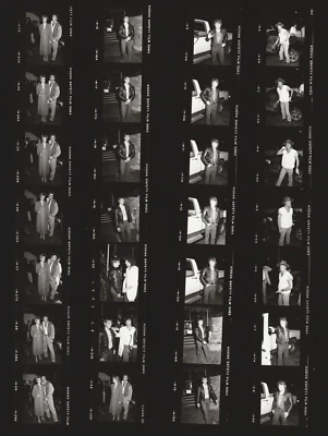 Contact Photo Sheet & Negatives Tom Cruise David Keith Andy Gibb Swayze Griffith - Image 1 of 2