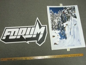 FORUM snowboard 2004 Devun Walsh HUGE Foam Core Dealer Displays NEW old stock - Picture 1 of 1