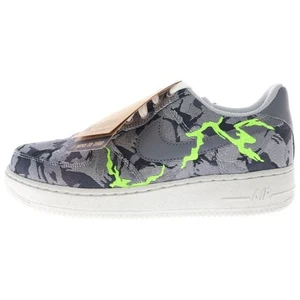 NIKE Air Force 1 Low '07 LX Light Smoke Grey Cut Sneakers CV1725-001 US 9 Used 9 - Picture 1 of 7