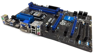 Материнская плата MSI B85-G41 PC Mate Intel LGA 1150/Socket H3 DDR3 ATX *ЗАПЧАСТИ/РЕМОНТ* - Изображение 1 из 4