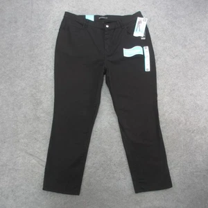 Lee Jeans Donna 18W Nero Relaxed Fit Gamba Dritta Tutto il Giorno Comfort Elasticizzato - Foto 1 di 11