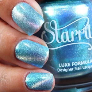 Starrily Polar Lights Blue Teal Cyan Green Shifting Shimmer Magnetic Nail Polish - Picture 1 of 6