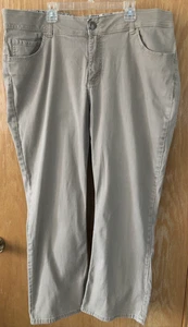 Riders by Lee Damen Straight Comfort-No-Gap Hose Beige Größe 20WP - Bild 1 von 5