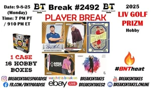 MARTIN KAYMER 2025 Prizm LIV Golf Hobby CASE 16 BOX Break #2492 - Picture 1 of 1