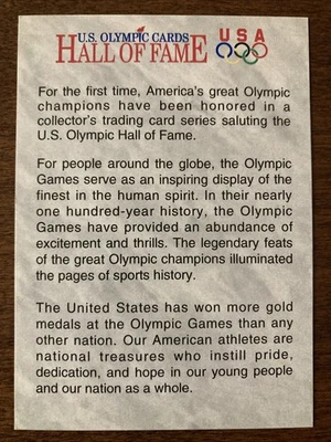 Impel 1991 Salón de la Fama Olímpico de Estados Unidos juego completo de 90 cartas Foto 1 de 4
