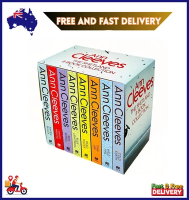 Ann Cleeves Shetland Series 8 Books Collection Set (Raven Black, White Nights, R - image 1 of 4