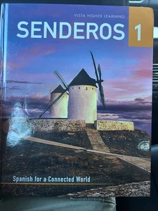 Senderos 1 Textbook Vista Higher Learning - Picture 1 of 2