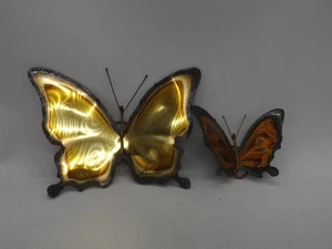 Set of 2 Brutalist Metal Butterfly Sculptures – Signed Allan Ryan – Canadian Art - Bild 1 von 11