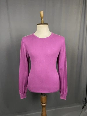 Burberry Nova чек плечи мужской розовый фиолетовый свитер с круглым вырезом размер XL - Изображение 1 из 4