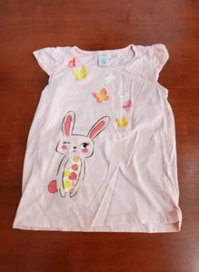 Girls Short Sleeve Tops, Gymboree, Multi Color, Bunny, Size 7 - Picture 1 of 5