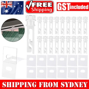 Clear Vertical Blind Repair Tabs Vertical Blind Stem Replacement White Stems AUS - Picture 1 of 16