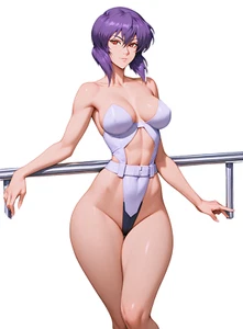Motoko Kusanagi Ghost in the Shell Weatherproof Anime Sticker 6" Car Decal S10 - Picture 1 of 1