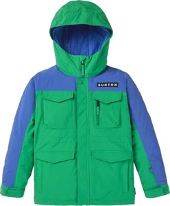 Burton Boys' Standard Covert 2L Jacket, Clover Green/Amparo Blue, Large - Picture 1 of 1