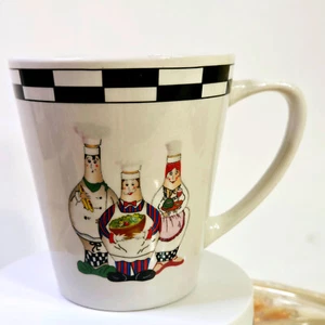 Taza de café Trisa con 3 chefs corpulentos. Envío el mismo día. - Imagen 1 de 6