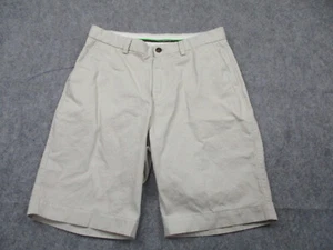 Tailorbyrd Shorts Mens 32 Khaki Chino Flat Front Cotton Straight Adult * - Picture 1 of 8