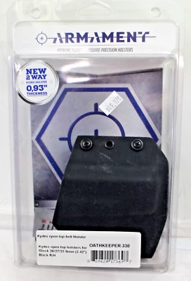 Funda Bel Armament Oathkeeper-330 Kydex Open Top Glock 26/27/33 9 mm (3,42") derecha Foto 1 de 4