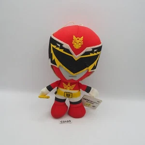 Tensou Sentai Goseiger C3103 RED Banpresto 2010 Plush 7" Toy TAG Doll Japan - Picture 1 of 8