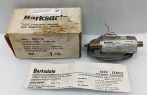 BARKSDALE PRESSURE TRANSDUCER 425X-16 0-6000 PSIG NEW FAST SHIPPING - Picture 1 of 12