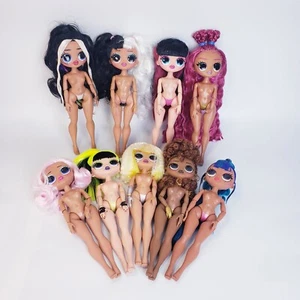 Lot of 9 Nude LOL Surprise OMG Fashion Dolls - All w/ Hands - Picture 1 of 6