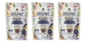 MUG&POT ORGANIC ASSAM BLACK TEA 20 TEA BAGS/1.41oz| Product of Japan (Pack of 3) - Picture 1 of 9