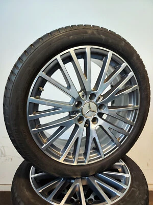 4 Winterräder 225 45 R18 Mercedes A B CLA Klasse W177 W247 C118 18" Alufelgen - Bild 1 von 4