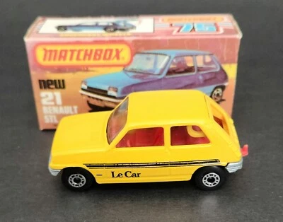 Vintage 1978 Matchbox SuperFast #21 Renault STL Mint With Box - Image 1 of 4