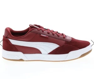 PUMA Men’s Intense Red White C-Skate Mix Sneakers Shoes Wide Fit US 6 NEW - Picture 1 of 5